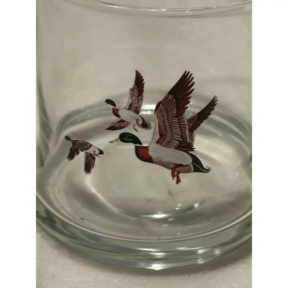 Chesapeake Collection Mallard Duck Whiskey Low Ball Rock Glass Replacement Vtg